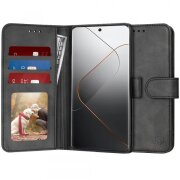 Husa pentru Xiaomi 14 Pro, Techsuit, Diary Book, Neagra