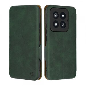 Husa pentru Xiaomi 14 Pro, Techsuit, Safe Wallet Plus, Verde