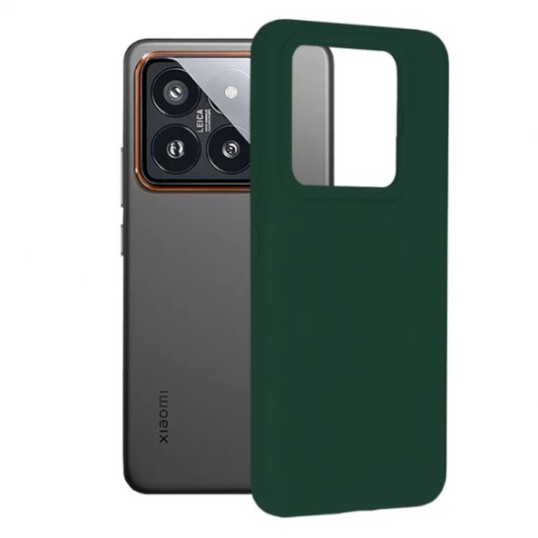 Husa pentru Xiaomi 14 Pro, Techsuit, Soft Edge, Verde