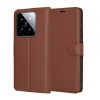 Husa pentru Xiaomi 14, Techsuit, Leather Folio, Maro
