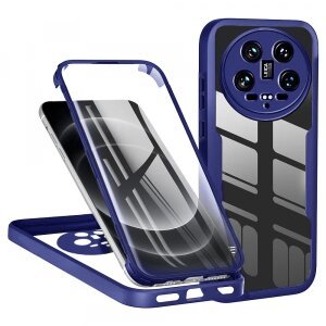 Husa pentru Xiaomi 14 Ultra, Techsuit, ColorVerse 360, Albastra