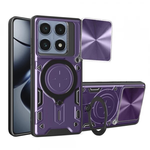 Husa pentru Xiaomi 14T Pro, Techsuit, CamGuard Pro, Mov