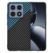 Husa pentru Xiaomi 14T Pro, Techsuit, Carbonite FiberShell, Bleu