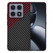 Husa pentru Xiaomi 14T Pro, Techsuit, Carbonite FiberShell Vortex, Rosie
