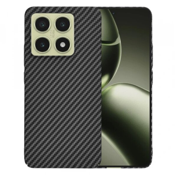 Husa pentru Xiaomi 14T, Techsuit, Carbonite FiberShell, Neagra