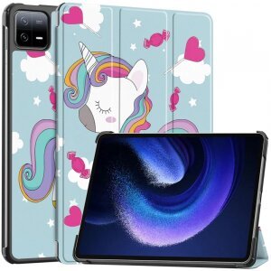Husa pentru Xiaomi Pad 6 / 6 Pro, Techsuit, FoldPro Unicorn, Multicolor