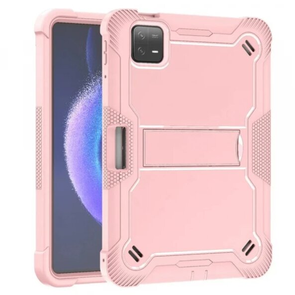 Husa pentru Xiaomi Pad 6 / 6 Pro, Techsuit, Rugged TabShell, Roz