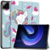 Husa pentru Xiaomi Pad 6S Pro 12.4, Techsuit, FoldPro Unicorn, Multicolor