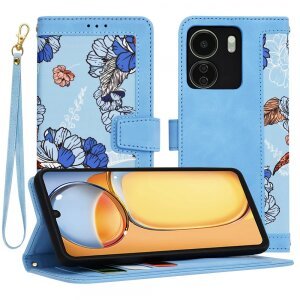 Husa pentru Xiaomi Poco C65 / Redmi 13C, Techsuit, FlipCraft, Bleu