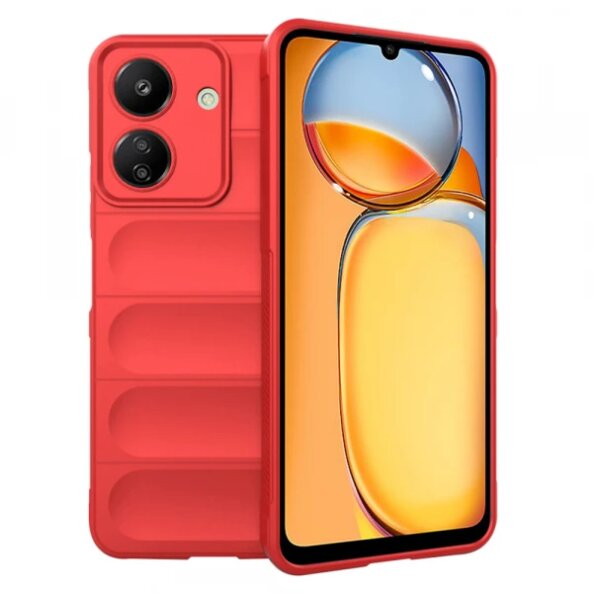 Husa pentru Xiaomi Poco C65 / Redmi 13C, Techsuit, Magic Shield, Rosie