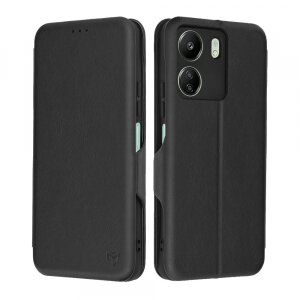 Husa pentru Xiaomi Poco C65 / Redmi 13C, Techsuit, Safe Wallet Plus, Neagra