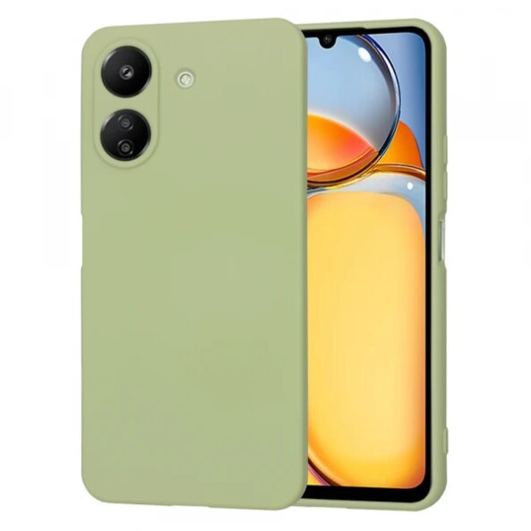 Husa pentru Xiaomi Poco C65 / Redmi 13C, Techsuit, SoftFlex, Verde Deschis