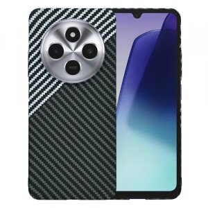 Husa pentru Xiaomi Poco C75 / Redmi 14C, Techsuit, Carbonite FiberShell, Gri