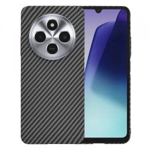 Husa pentru Xiaomi Poco C75 / Redmi 14C, Techsuit, Carbonite FiberShell, Neagra