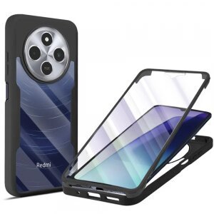 Husa pentru Xiaomi Poco C75 / Redmi 14C, Techsuit, ColorVerse 360, Neagra