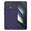 Husa pentru Xiaomi Poco F6 Pro, Techsuit, Carbonite FiberShell, Mov