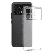Husa pentru Xiaomi Poco F6 Pro, Techsuit, Clear, Transparenta