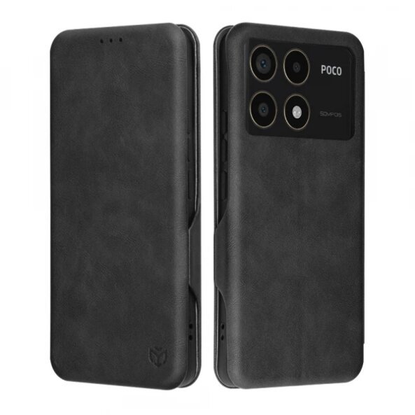Husa pentru Xiaomi Poco F6 Pro, Techsuit, Safe Wallet Plus, Neagra
