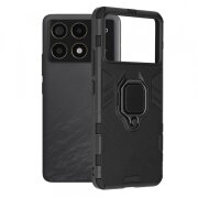 Husa pentru Xiaomi Poco F6 Pro, Techsuit, Shield, Neagra