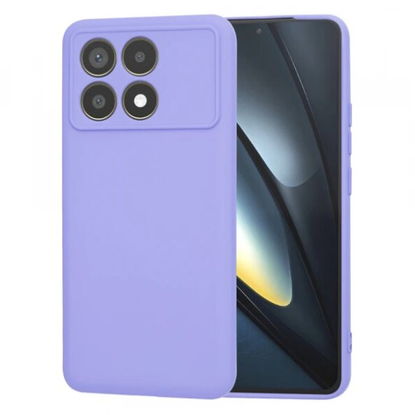 Husa pentru Xiaomi Poco F6 Pro, Techsuit, SoftFlex, Mov Deschis