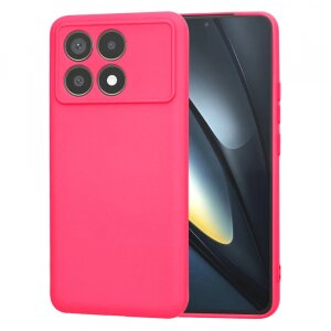 Husa pentru Xiaomi Poco F6 Pro, Techsuit, SoftFlex, Roz Inchis