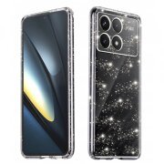 Husa pentru Xiaomi Poco F6 Pro, Techsuit, SparkleSkin, Transparenta