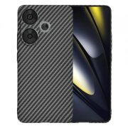 Husa pentru Xiaomi Poco F6, Techsuit, Carbonite FiberShell, Neagra