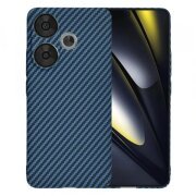 Husa pentru Xiaomi Poco F6, Techsuit, Carbonite FiberShell, Turcoaz