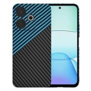 Husa pentru Xiaomi Poco M6 4G / Redmi 13, Techsuit, Carbonite FiberShell, Bleu