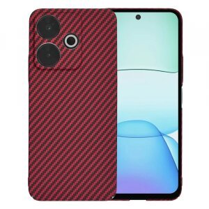 Husa pentru Xiaomi Poco M6 4G / Redmi 13, Techsuit, Carbonite FiberShell, Rosie