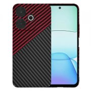 Husa pentru Xiaomi Poco M6 4G / Redmi 13, Techsuit, Carbonite FiberShell Vortex, Rosie