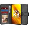 Husa pentru Xiaomi Poco X3 Pro / X3 NFC / X3, Techsuit, Diary Book, Neagra