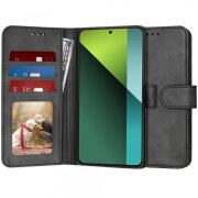 Husa pentru Xiaomi Poco X6 / Note 13 Pro 5G, Techsuit, Diary Book, Neagra