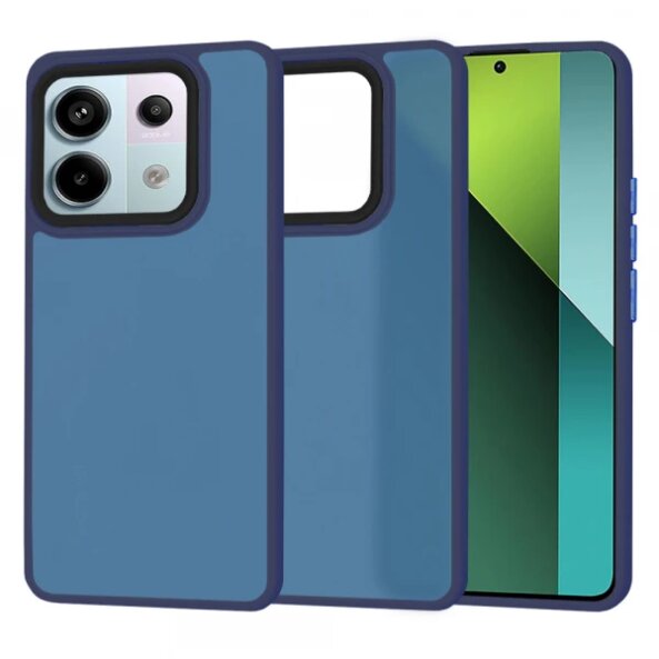 Husa pentru Xiaomi Poco X6 / Note 13 Pro 5G, Techsuit, HaloFrost, Bleumarin