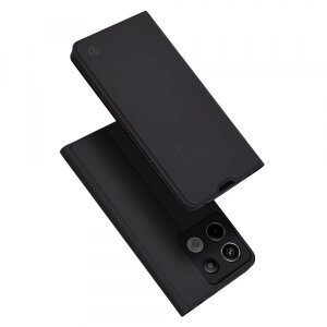 Husa pentru Xiaomi Poco X6 / Note 13 Pro 5G, Techsuit, Magskin Book, Neagra