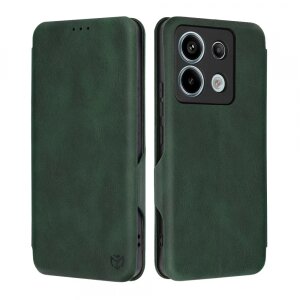 Husa pentru Xiaomi Poco X6 / Note 13 Pro 5G, Techsuit, Safe Wallet Plus, Verde