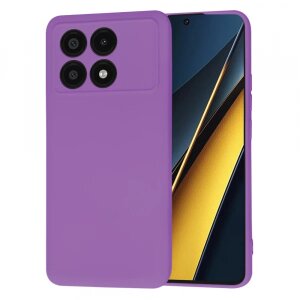 Husa pentru Xiaomi Poco X6 Pro, Techsuit, SoftFlex, Mov