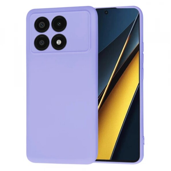 Husa pentru Xiaomi Poco X6 Pro, Techsuit, SoftFlex, Mov Deschis