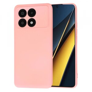 Husa pentru Xiaomi Poco X6 Pro, Techsuit, SoftFlex, Roz Deschis
