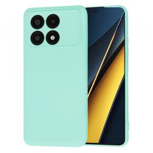 Husa pentru Xiaomi Poco X6 Pro, Techsuit, SoftFlex, Turcoaz