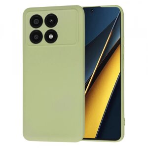 Husa pentru Xiaomi Poco X6 Pro, Techsuit, SoftFlex, Verde Deschis