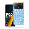 Husa pentru Xiaomi Poco X6 Pro, Techsuit, Sparkly Glitter, Bleu