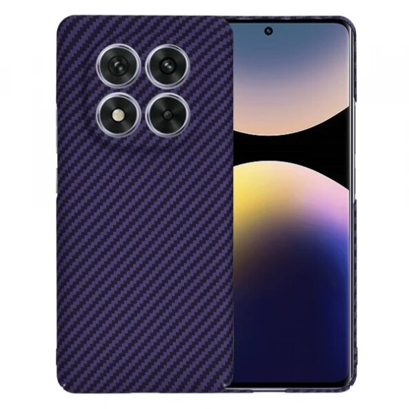 Husa pentru Xiaomi Poco X7 / Note 14 Pro 5G, Techsuit, Carbonite FiberShell, Mov