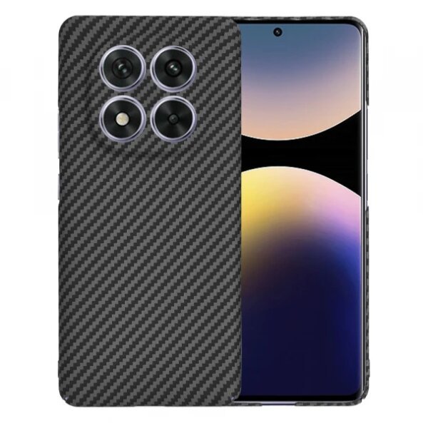 Husa pentru Xiaomi Poco X7 / Note 14 Pro 5G, Techsuit, Carbonite FiberShell, Neagra