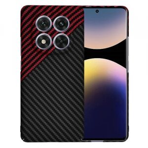 Husa pentru Xiaomi Poco X7 / Note 14 Pro 5G, Techsuit, Carbonite FiberShell Vortex, Rosie