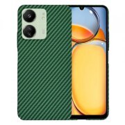 Husa pentru Xiaomi Redmi 13C 5G / 13C / Poco C65, Techsuit, Carbonite FiberShell, Verde