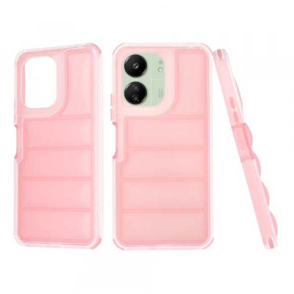 Husa pentru Xiaomi Redmi 13C 5G / 13C / Poco C65, Techsuit, Wave Shield, Roz