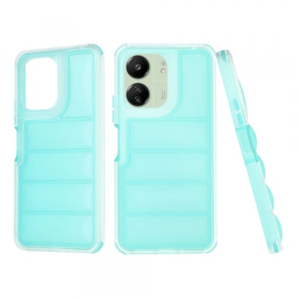 Husa pentru Xiaomi Redmi 13C 5G / 13C / Poco C65, Techsuit, Wave Shield, Turcoaz