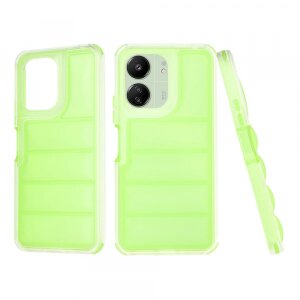 Husa pentru Xiaomi Redmi 13C 5G / 13C / Poco C65, Techsuit, Wave Shield, Verde