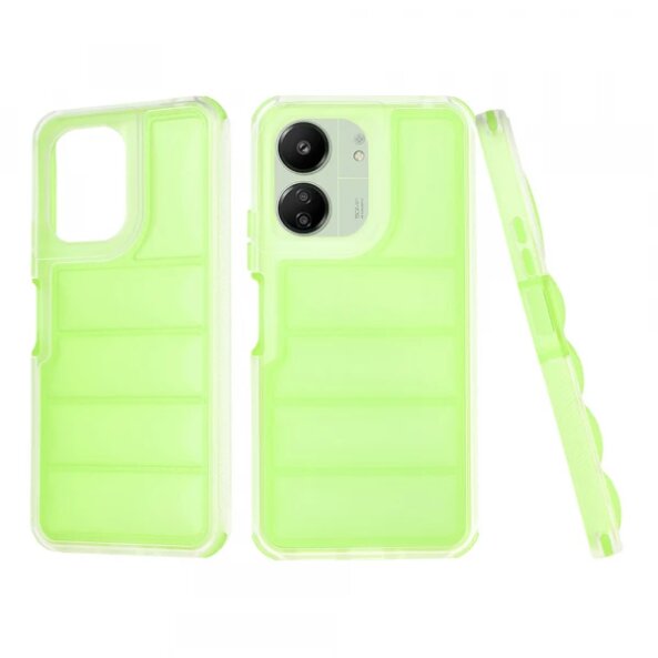 Husa pentru Xiaomi Redmi 13C 5G / 13C / Poco C65, Techsuit, Wave Shield, Verde